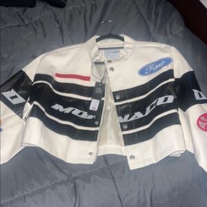 Stylish Black and White Women's Jacket